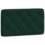 vidaXL Cadre de lit sans matelas vert foncé 90x190 cm velours