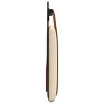 vidaXL Tête de lit suspendue Crème PU antique