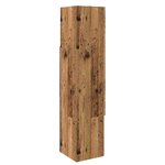 vidaXL Meuble d'angle Bois ancien 32x32x140cm Bois d'ingénierie