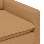 vidaXL Canapé Beige 76 x 81 x 87 5 cm Tissu