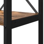 vidaXL Étagère Chêne fumé 80 x 30 x 155 cm Bois d'ingénierie