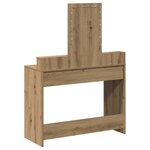 vidaXL Table de Toilette Marron 100 x 41 x 140 cm Bois d'ingénierie