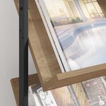 vidaXL Étagère à magazines Chêne artisanal 68 x 40 x 123 5 cm