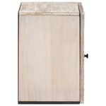 vidaXL Cabinet de Salle de Bain Suspendu Blanc 38 x 33 5 x 48 cm