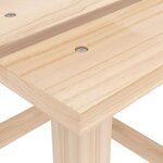 Chaise de jardin adirondack avec table bois de sapin massif 02_0013331