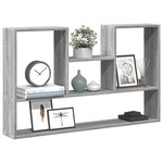 vidaXL Étagère murale sonoma gris 99x15x60 cm bois ingénierie