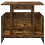 vidaXL Meuble TV 2 Pièces Chêne fumé 50 x 35 x 45 cm Bois d'ingénierie