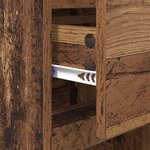 vidaXL Cabinet de chevet Bois ancien 40 x 35 x 70 cm Bois d'ingénierie