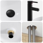 vidaXL Meuble de lavabo mural Chêne Sonoma 49 x 44 5 x 65 cm
