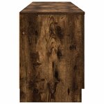 vidaXL Armoire de lit 2 Pièces Chêne fumé 66 x 35 x 48 cm