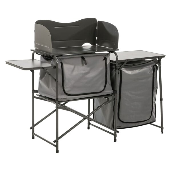 Travellife Cuisine de camping pliable Toledo gris foncé
