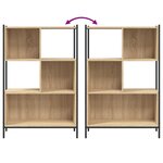 vidaXL Bibliothèque chêne sonoma 72x28x109 cm bois d'ingénierie