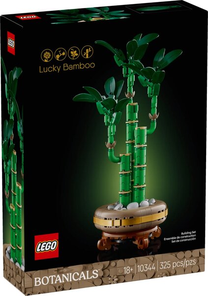 LEGO Botanicals - Le Bambou de la Chance - 10344 : Plante Décorative pour Adultes