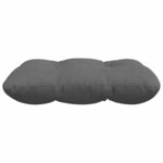 vidaXL Coussins de siège 4 Pièces Gris foncé 45 x 45 cm