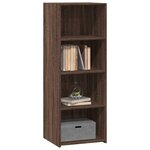 vidaXL Buffet haut chêne marron 45x41x124 cm bois d'ingénierie