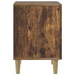 vidaXL Cabinet de chevet Chêne fumé 43 x 34 5 x 50 cm