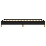 vidaXL Cadre de lit Noir 90x200 cm Tissu
