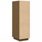 vidaXL Buffet haut Marron miel 34x40x108 5 cm Bois massif de pin