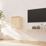 vidaXL Armoire murale 30x30x40 cm Bois de pin massif