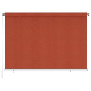 vidaXL Store roulant d'extérieur 220x140 cm Terre cuite PEHD