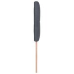 Tête de lit LED vidaXL capitonnée en boutons gris foncé 80 cm en velours