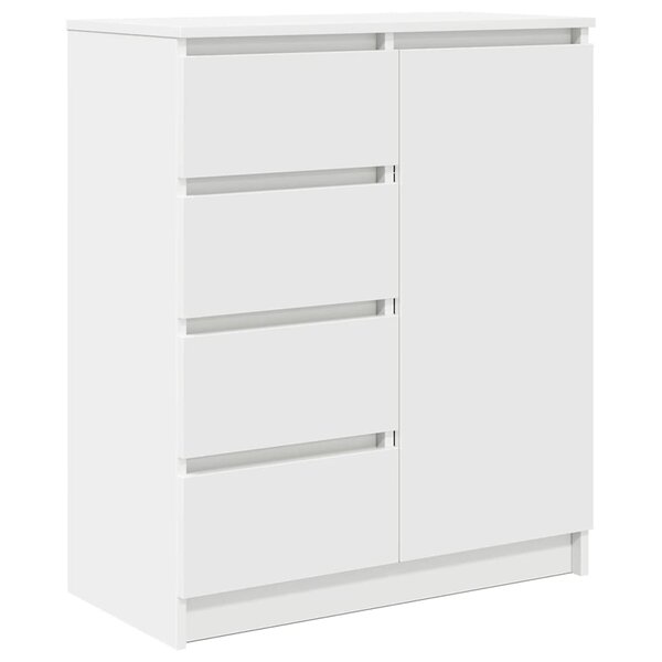 vidaXL Buffet avec tiroirs blanc 71x35x84 cm bois d'ingénierie