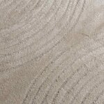 vidaXL Tapis de surface HUARTE Beige 170 x 120 cm Polyester