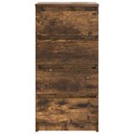 vidaXL Buffet chêne fumé 37 5x35x76 cm bois d'ingénierie