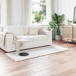 vidaXL Tapis en Fourrure Synthétique de Lapin Olite Blanc 80 x 200 cm