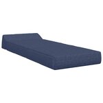 vidaXL Canapé-lit pliable Bleu 60 x 70 x 41 cm Tissu