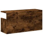 vidaXL Armoire murale 60x20x30 cm chêne fumé bois d'ingénierie