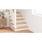 vidaXL Marches d'escalier 15 Pièces Crème 75 x 20 cm Polypropylène
