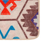 vidaXL Tapis lavable multicolore 80x150 cm antidérapant