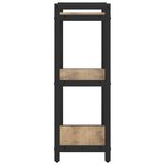 vidaXL Bibliothèque chêne artisanal 40 x 30 x 83 cm Bois d'ingénierie