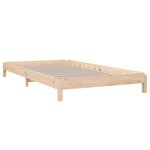 vidaXL Lit empilable sans matelas 100x200 cm bois massif de pin