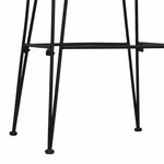 vidaXL Tabouret de bar 2 Pièces Noir 44 x 55 x 109 cm Rattan et Acier