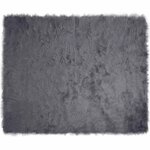 vidaXL Tapis en fausse Tafalla Anthracite 200 x 280 cm Polyester