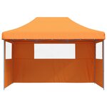 vidaXL Tente de fête 279 x 410 x 315 cm Orange Tissu Oxford