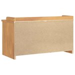 vidaXL Banc de couloir SANDNES 87x40x50 cm bois de pin massif