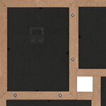 vidaXL Collage de cadres photo de photo 24x(13x18 cm) Marron clair MDF