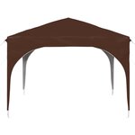 vidaXL Tente de fête pop-up 290 x 290 x 245 cm Marron