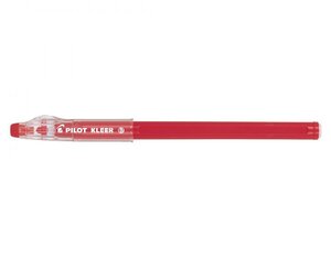 Stylo Bille à Capuchon KLEER Effaçable Pte Fine Rouge PILOT