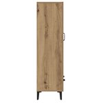 vidaXL Buffet chêne artisanal 70x31x115 cm bois d'ingénierie