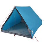 vidaXL Tente de camping en forme de A 2 personnes bleu imperméable