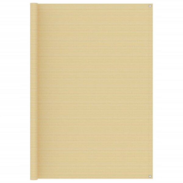 vidaXL Tapis de tente 200x400 cm Beige