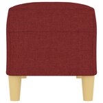 vidaXL Banc Rouge bordeaux 100x35x41 cm Tissu