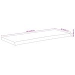 vidaXL Dessus de table 100x40x3 8 cm rectangulaire bois massif acacia