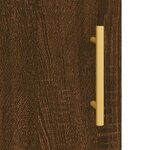 vidaXL Armoire murale chêne marron 60x31x60 cm bois d'ingénierie