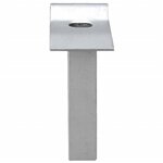 vidaXL Portail en maille Acier galvanisé 289x150 cm Gris