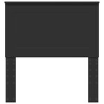 vidaXL Tête de lit Chêne noir 80 cm Bois d'ingénierie